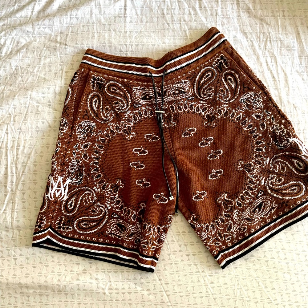 AMIRI BANDANNA SHORTS
